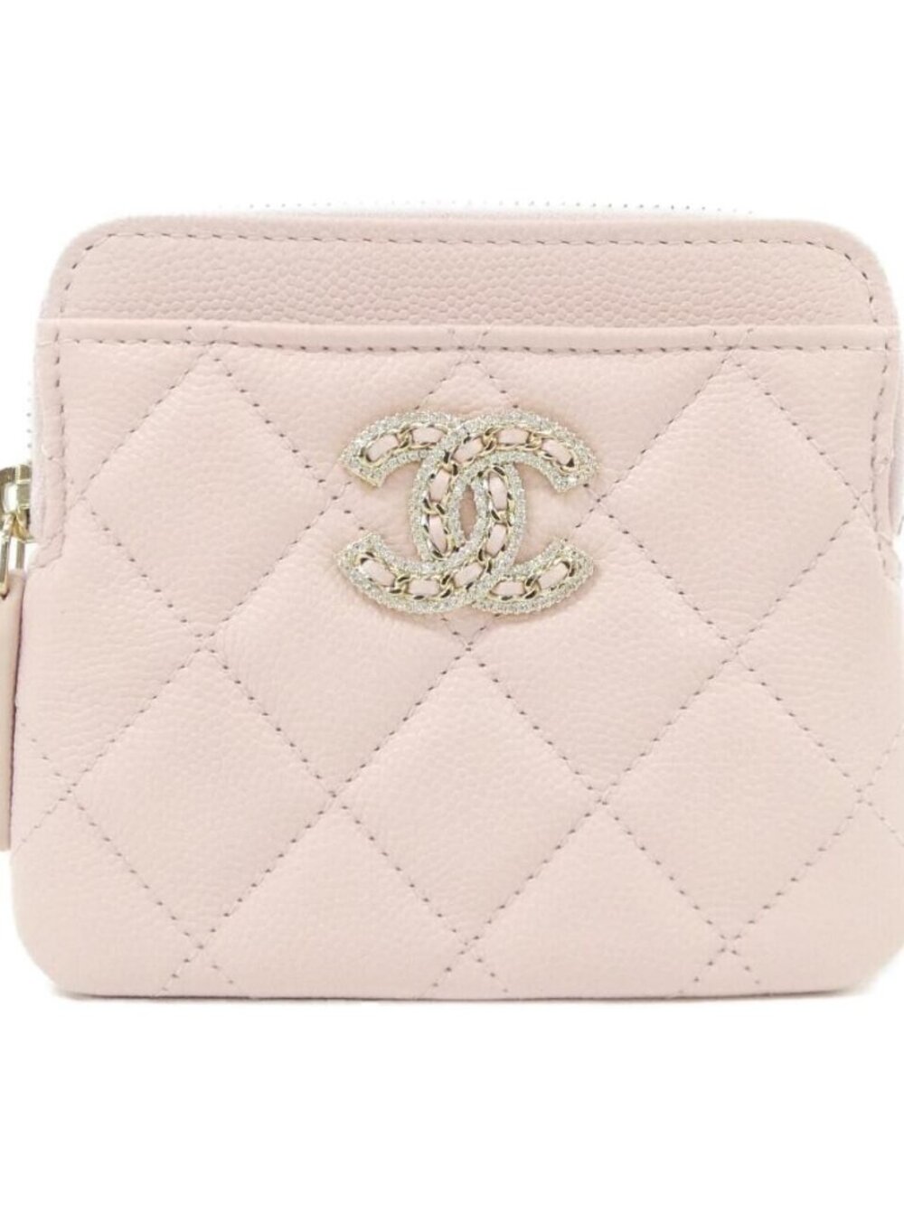 Chanel Coin Case Coin Purse Pink